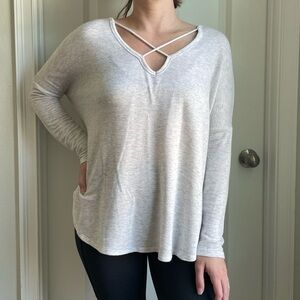 VINTAGE HAVANA Crisscross LS Top